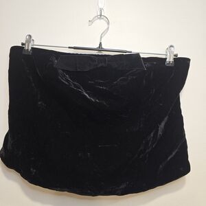 Wayf Black Velvet Sleeveless Top In An Xl Nwt.